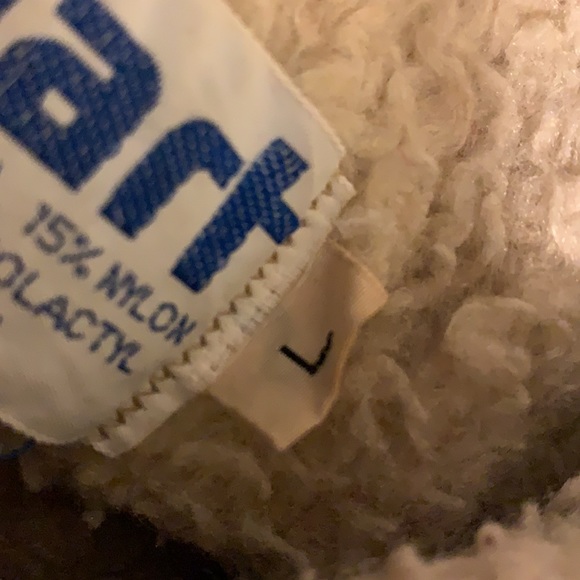 Damart Buffalo Plaid Red & Black Heavy Wool Jacket Size Large - Picture 8 of 13